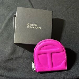 Telfar Fuchsia Zip Wallet